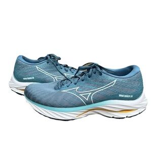 Mizuno Womens Wave Rider 26 41137975N00 Blue Running Shoes Sneakers Size 9